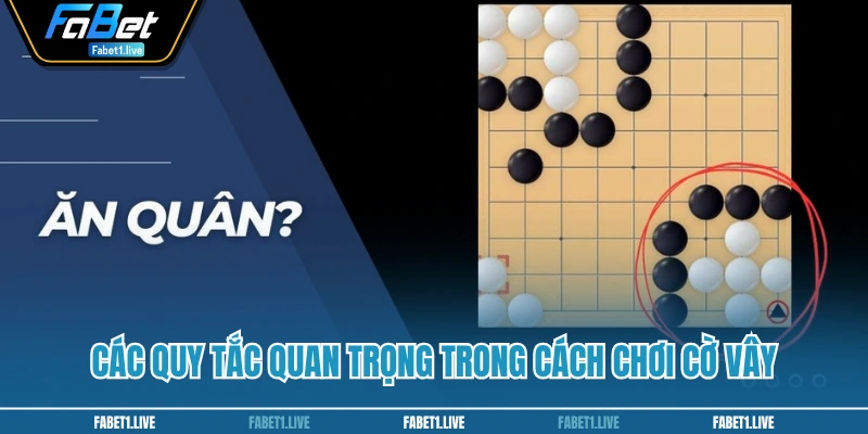 Các quy tắc quan trọng trong cách chơi cờ vây