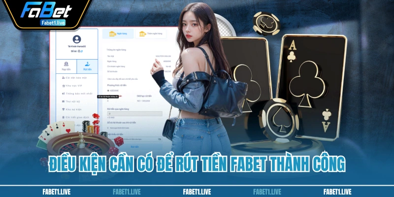 Điều kiện cần có để rút tiền FABET thành công